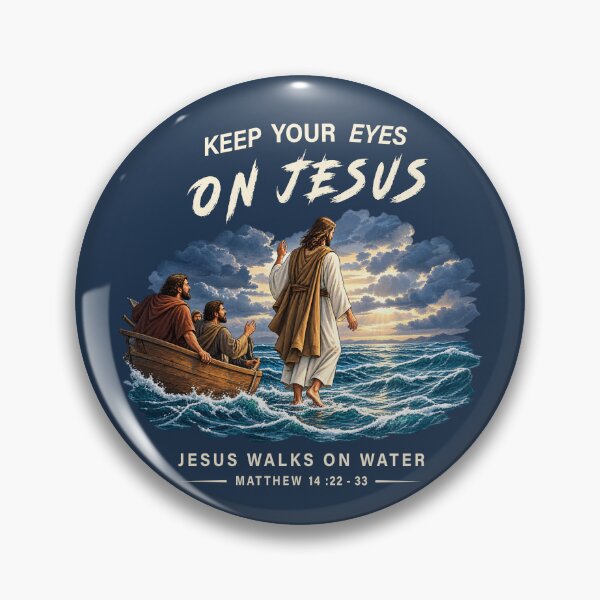 Item preview, Keep Your Eyes on Jesus - Biblical Art designed and sold by BEYOND FAITH.