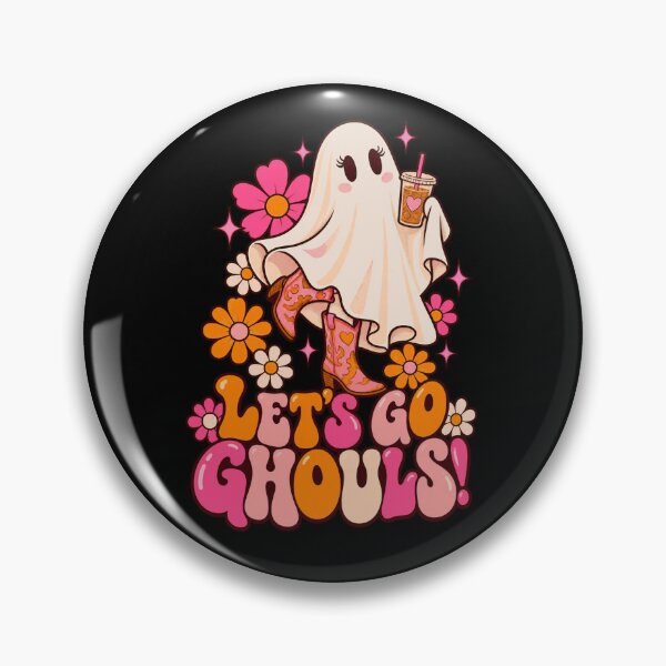 Item preview, Let's Go Ghouls Retro Cowgirl Ghost Halloween designed and sold by justinhmorton.