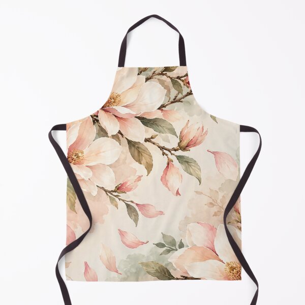 Artikelvorschau, Elegant Magnolia Blossom Watercolor Floral Pattern entworfen und verkauft von M. Mamdouh Artworks.