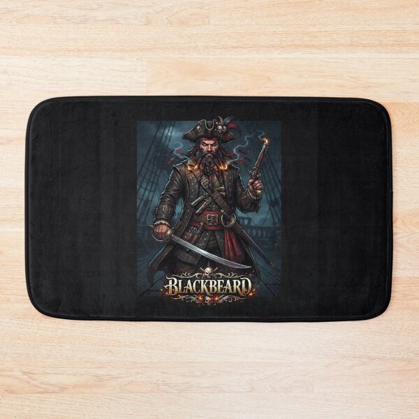 Item preview, Blackbeard The Infamous Pirate Captain Portrait designed and sold by Owcomm.