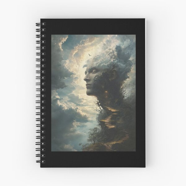 Item preview, Clouds, face, man, sky, stairs designed and sold by Jhonnyyy.