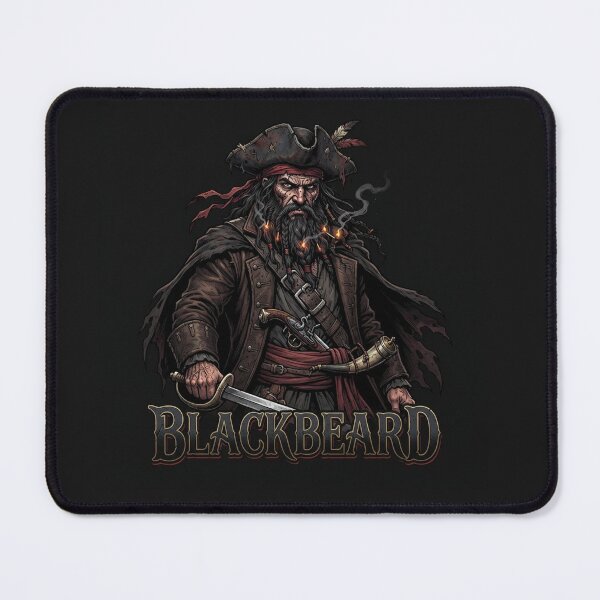 Item preview, Blackbeard The Legendary Pirate Captain Portrait designed and sold by Owcomm.