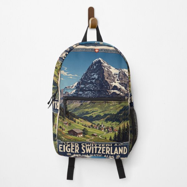 Item preview, Eiger Mountain Switzerland Vintage Travel – Nordwand Grindelwald Kleine Scheidegg designed and sold by Bomax121.