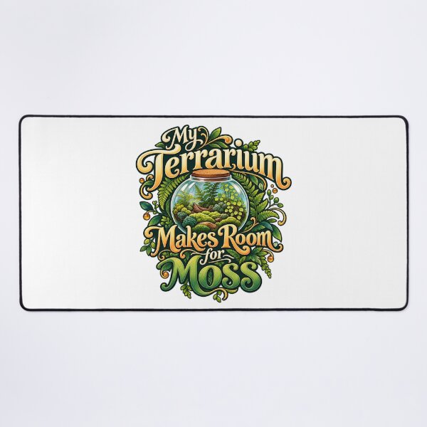 Item preview, Terrarium Makes Room for Moss Botanical Saying designed and sold by Bikivuno.
