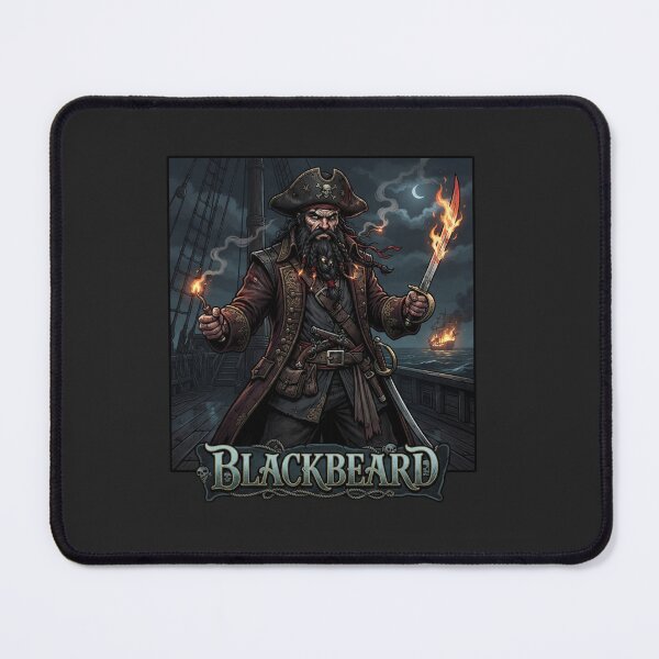 Item preview, Blackbeard Legendary Pirate Captain Flaming Sword designed and sold by Owcomm.