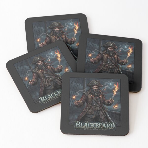 Item preview, Blackbeard Legendary Pirate Captain Flaming Sword designed and sold by Owcomm.