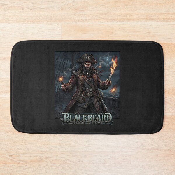 Item preview, Blackbeard Legendary Pirate Captain Flaming Sword designed and sold by Owcomm.