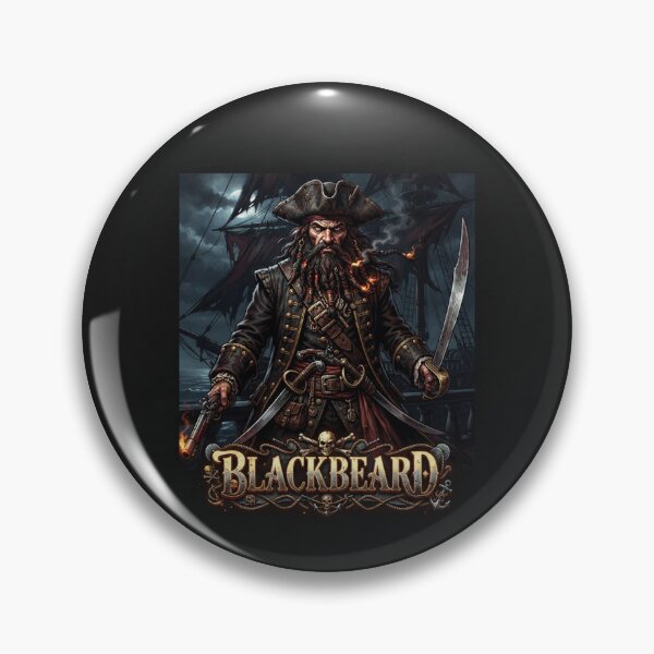 Item preview, Fearless Blackbeard The Infamous Pirate Captain    designed and sold by Owcomm.