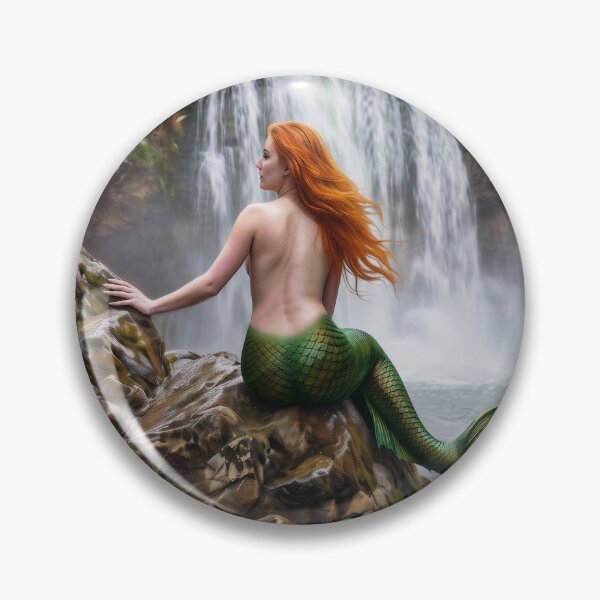 Item preview, Mermaid by the Waterfall designed and sold by artisfun333.