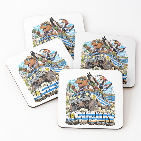 Item preview, Uruguayan Adventure with Capybara and Lapwing designed and sold by EdwinkOne.