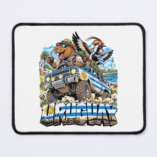 Item preview, Uruguayan Adventure with Capybara and Lapwing designed and sold by EdwinkOne.