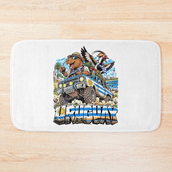 Item preview, Uruguayan Adventure with Capybara and Lapwing designed and sold by EdwinkOne.