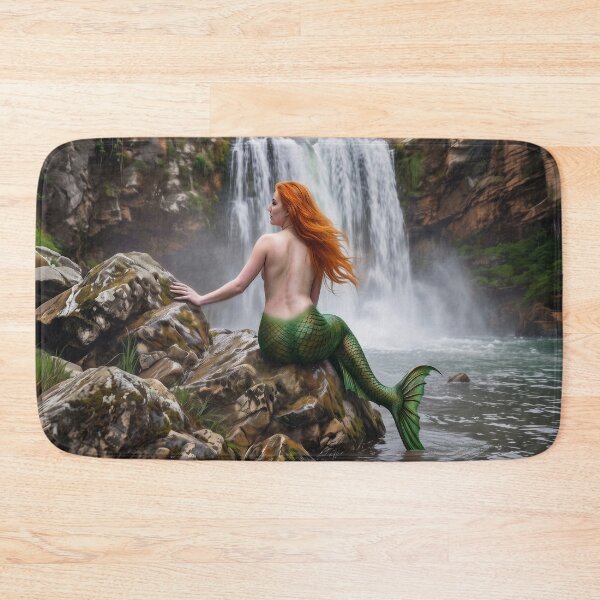 Item preview, Mermaid by the Waterfall designed and sold by artisfun333.