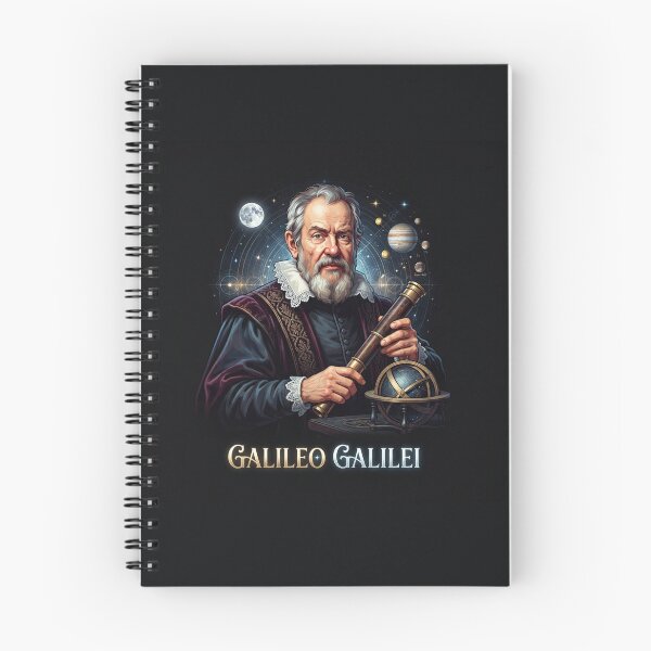 Item preview, Galileo Galilei Celestial Astronomer Science Portrait designed and sold by Owcomm.