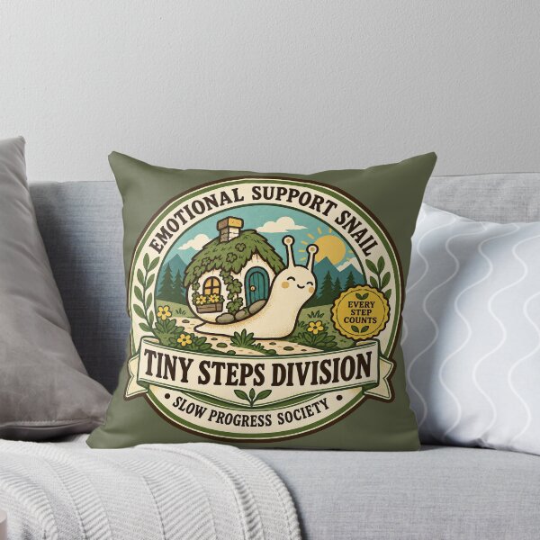 Item preview, Emotional Support Snail – Tiny Steps Division designed and sold by  MAD's Recreation Studio.