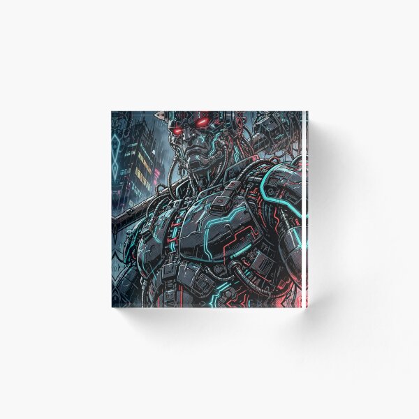 Item preview, Cyber Oni Warrior - Neon Demon designed and sold by Iron Oni.