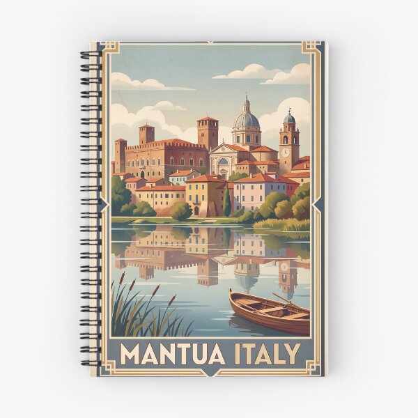Item preview, Mantua Italy Vintage Travel – Palazzo Ducale Gonzaga Castle Three Lakes Lombardy designed and sold by Bomax121.