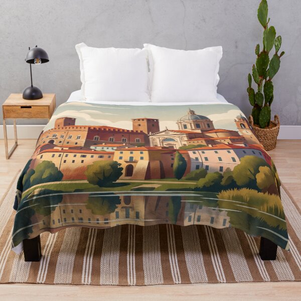 Item preview, Mantua Italy Vintage Travel – Palazzo Ducale Gonzaga Castle Three Lakes Lombardy designed and sold by Bomax121.