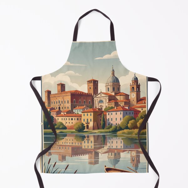 Item preview, Mantua Italy Vintage Travel – Palazzo Ducale Gonzaga Castle Three Lakes Lombardy designed and sold by Bomax121.