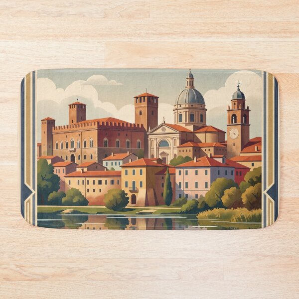 Artikelvorschau, Mantua, Italien – Vintage-Reise – Palazzo Ducale Gonzaga, Schloss der Drei Seen, Lombardei entworfen und verkauft von Bomax121.