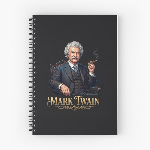 Item preview, Mark Twain Portrait Smoking A Cigar Illustration designed and sold by Owcomm.