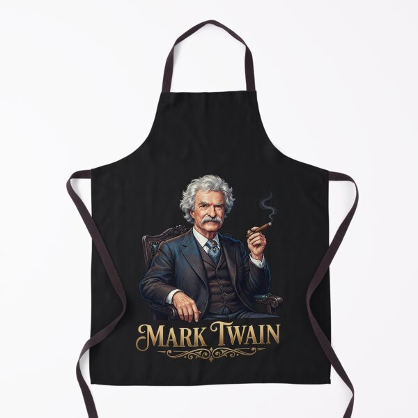 Item preview, Mark Twain Portrait Smoking A Cigar Illustration designed and sold by Owcomm.