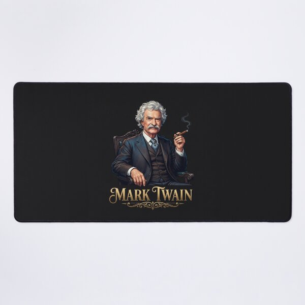 Item preview, Mark Twain Portrait Smoking A Cigar Illustration designed and sold by Owcomm.