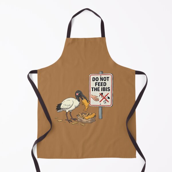 Item preview, Cute Chibi Ibis Eating Fish and Chips | Australian Bin Chicken Vector designed and sold by staph.
