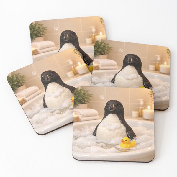 Item preview, Sweet Great Auk Bubble Bath designed and sold by Sillytoe.