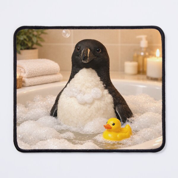 Item preview, Sweet Great Auk Bubble Bath designed and sold by Sillytoe.