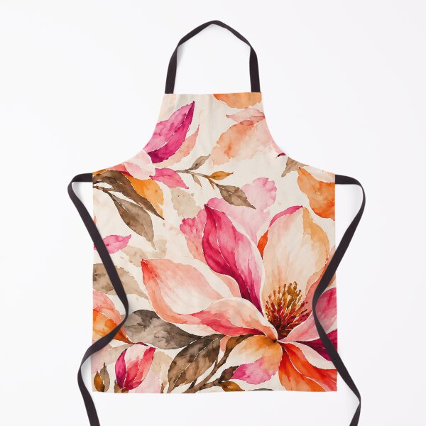 Artikelvorschau, Vibrant Magnolia Blossom Watercolor Floral Pattern entworfen und verkauft von M. Mamdouh Artworks.