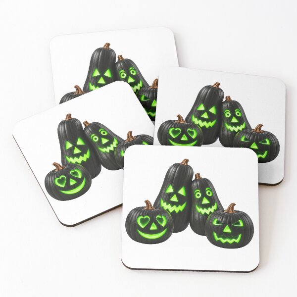 Item preview, Neon Green Halloween Pumpkins designed and sold by DansCreations42.