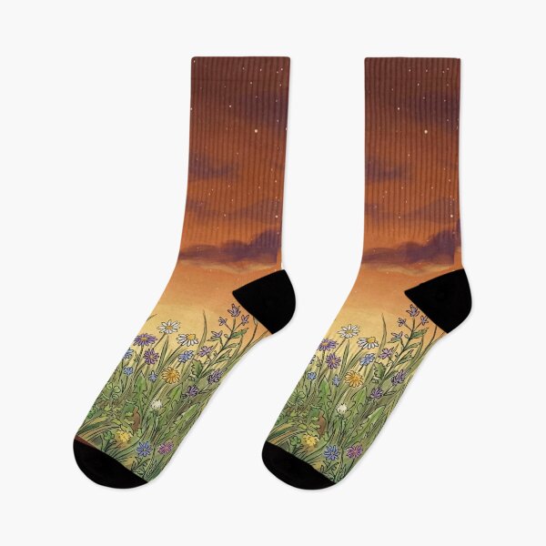 Item preview, Cute Bunny in Sunset Wildflower Meadow designed and sold by Merli7.