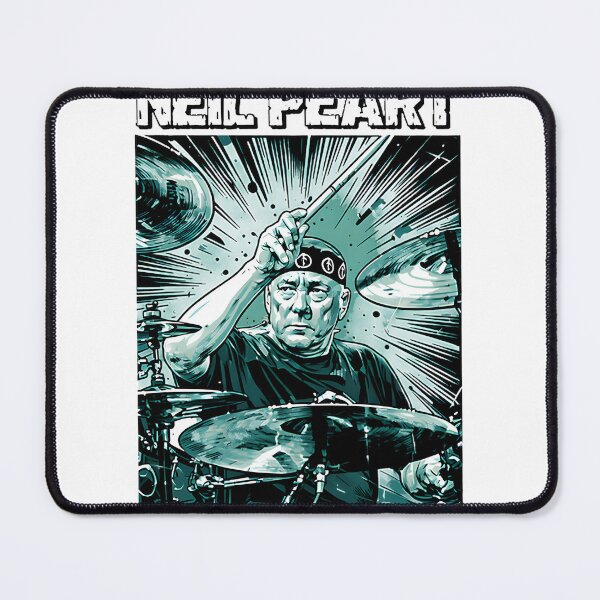 Item preview, Neil Peart Tribute Design Celebrating Legendary Rock Drummer and Music Icon designed and sold by AMITKUMAR Parmar.