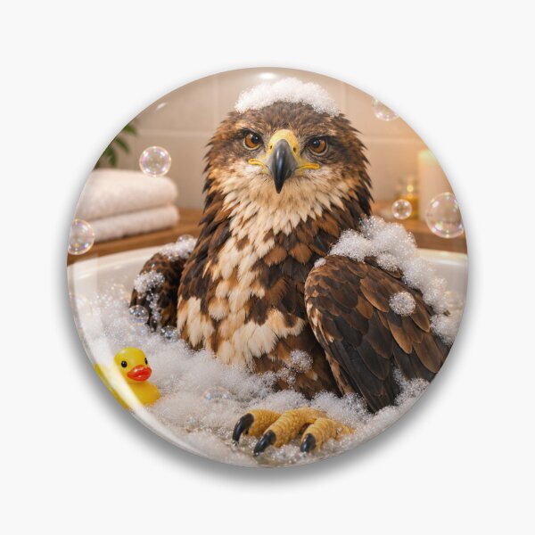 Item preview, Fluffy Haast’s Eagle Bubble Bath designed and sold by Sillytoe.