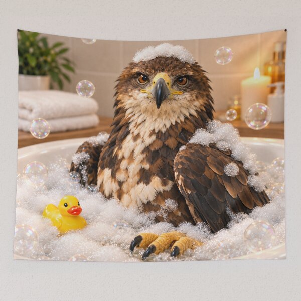 Item preview, Fluffy Haast’s Eagle Bubble Bath designed and sold by Sillytoe.