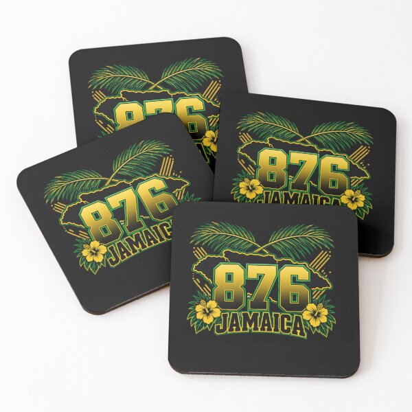 Item preview, Jamaica 876 Tropical Island Pride Jamaican designed and sold by freshwear design.