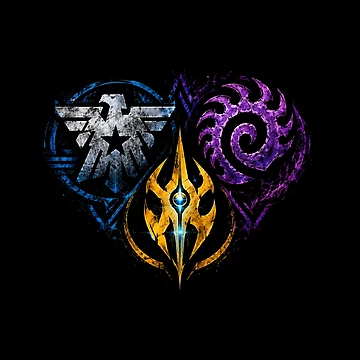 Artwork thumbnail, StarCraft Three Races by EBANON