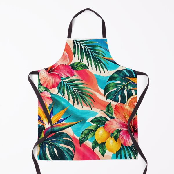 Artikelvorschau, Tropical Hibiscus Paradise Floral Pattern entworfen und verkauft von M. Mamdouh Artworks.