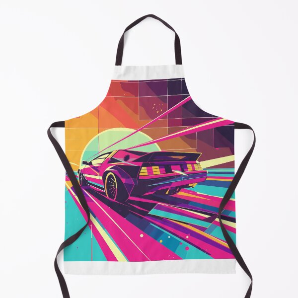 Artikelvorschau, Vintage Car Club Farben DeLorean entworfen und verkauft von PrintCarClub.