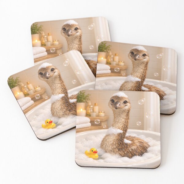Item preview, Baño de burbujas con suave pájaro Moa designed and sold by Sillytoe.
