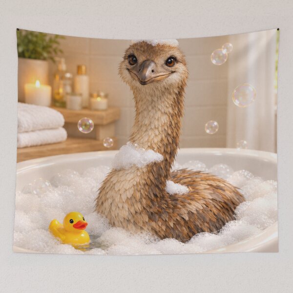 Item preview, Gentle Moa Bird Bubble Bath designed and sold by Sillytoe.