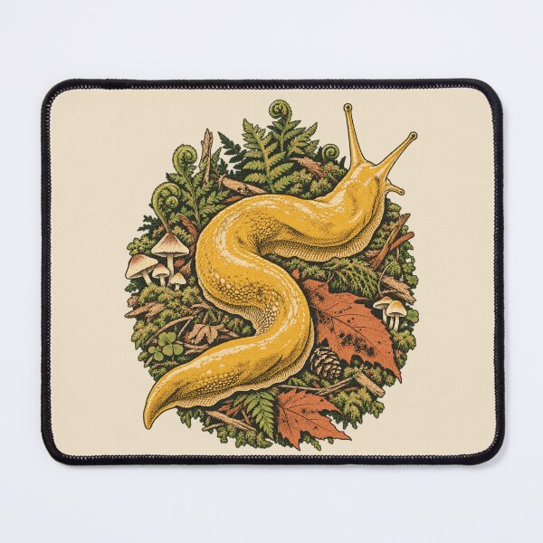 Item preview, Copy of Banana Slug Vintage Botanical Fern Forest Art designed and sold by AmiGraph.