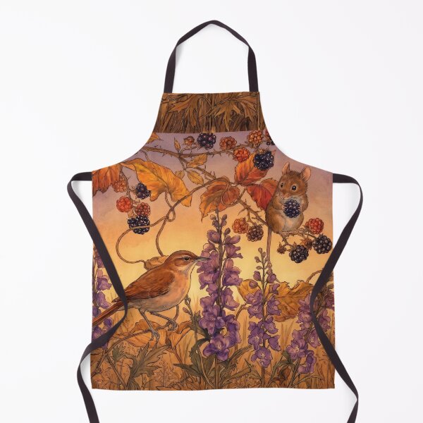 Item preview, Cute Mouse and Songbird with Blackberries designed and sold by Merli7.