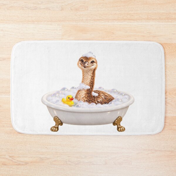 Aperçu de l'œuvre Bain moussant joyeux Moa Bird créée et vendue par Sillytoe.