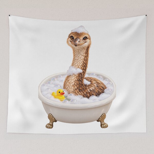 Item preview, Cheerful Moa Bird Bubble Bath designed and sold by Sillytoe.
