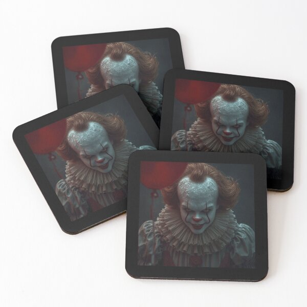Item preview, SPOOKY HALLOWEEN MOVIE POSTER ART: IT - PENNYWISE CLOWN designed and sold by santo ✝abú.