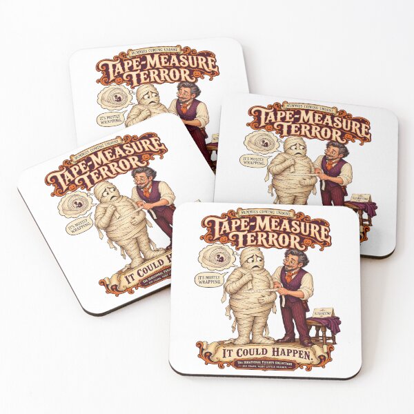 Item preview, THE IRRATIONAL FRIGHTS COLLECTION - MUMMIES COMING UNDONE - TAPE-MEASURE TERROR designed and sold by WheelieGdArt.
