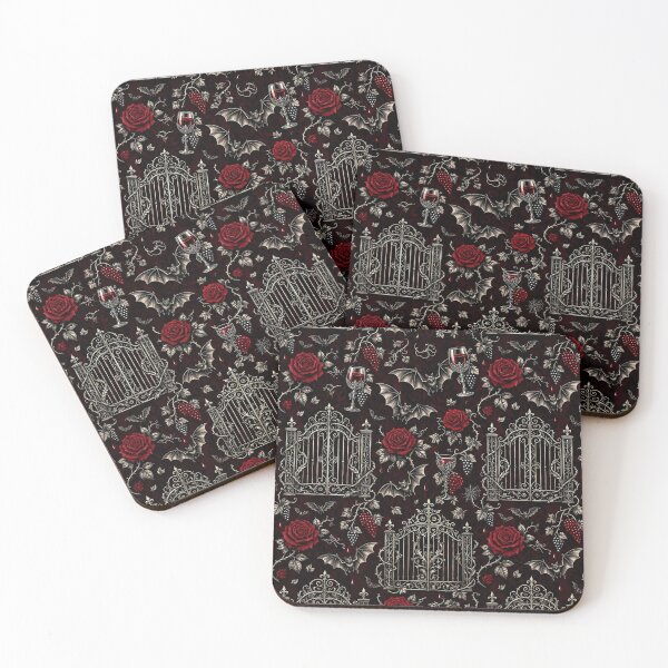 Item preview, Vampire Vineyard — Gothic Romance Pattern | Hashola Designs designed and sold by Hashola Designs.