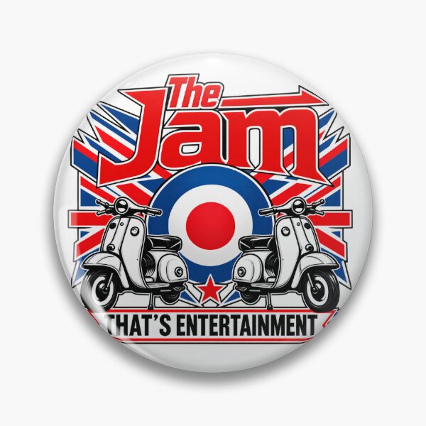 Artikelvorschau, Das „The Jam That's Entertainment“-T-Shirt | Mod-Scooter-Tribute-T-Shirt | Geschenk im Stil von 2-Tone-Ska-Musik entworfen und verkauft von GarnerSupplyCo.